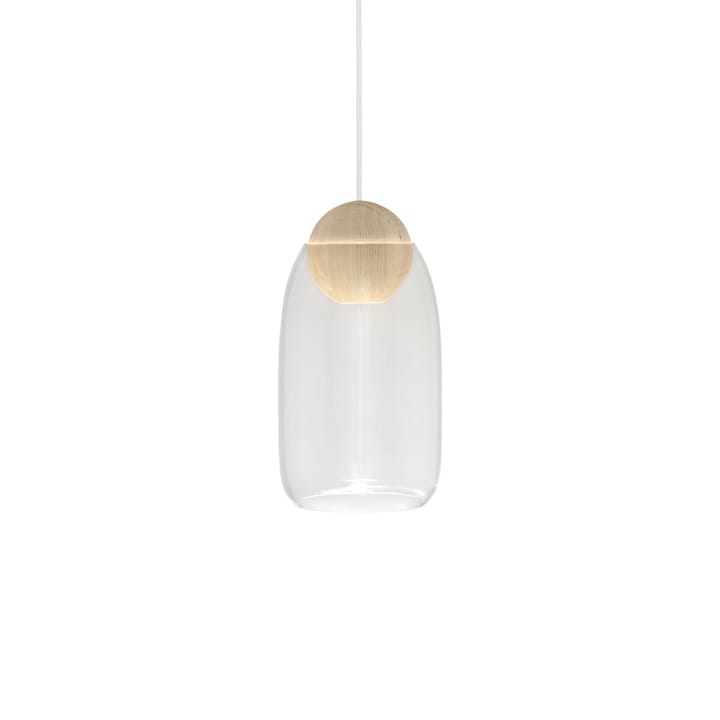 Liuku Ball lampa wisząca - transparent, mattlackad lind - Mater
