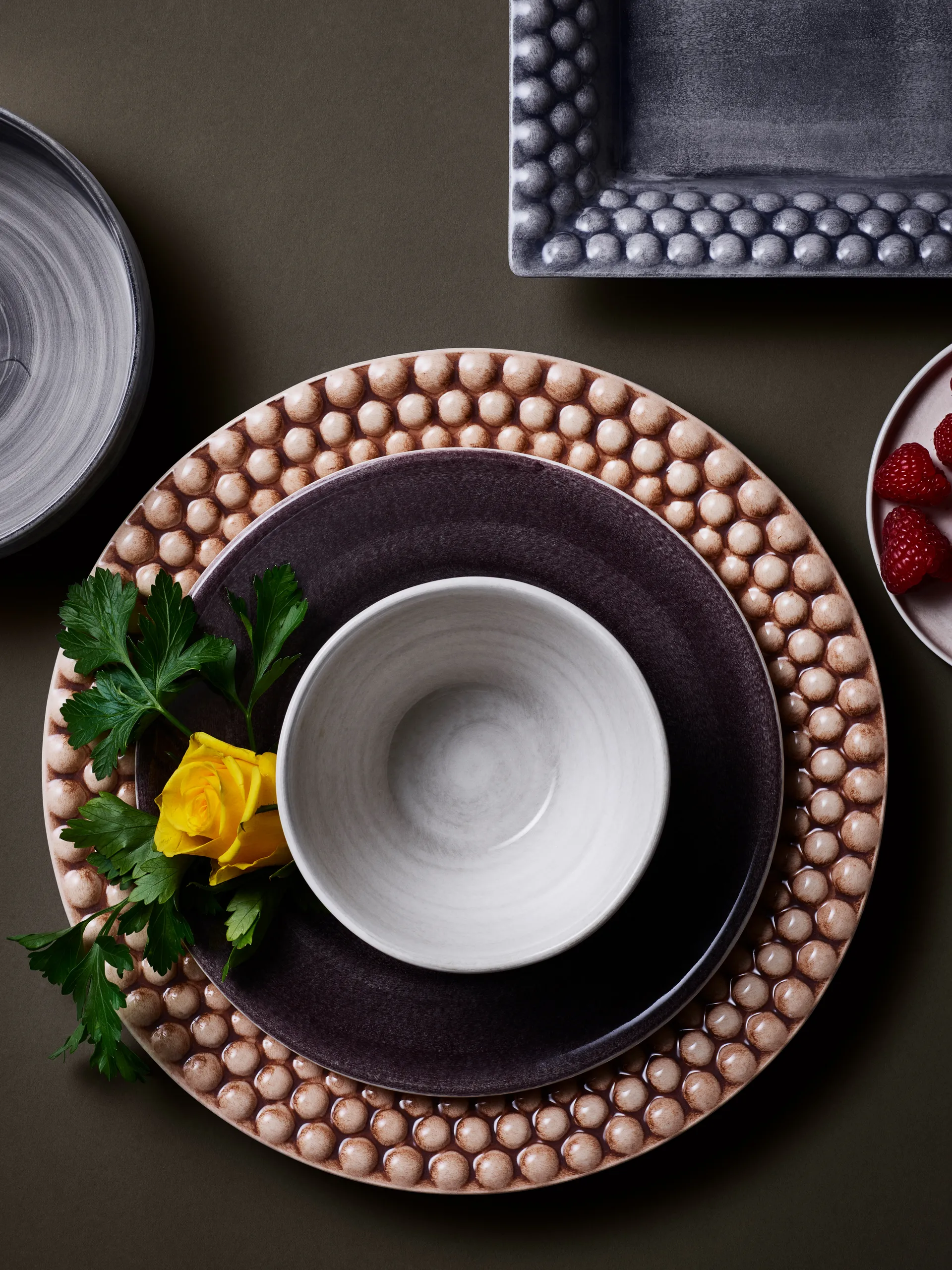 Basic ekologiczna misa 12 cm, Biały Mateus