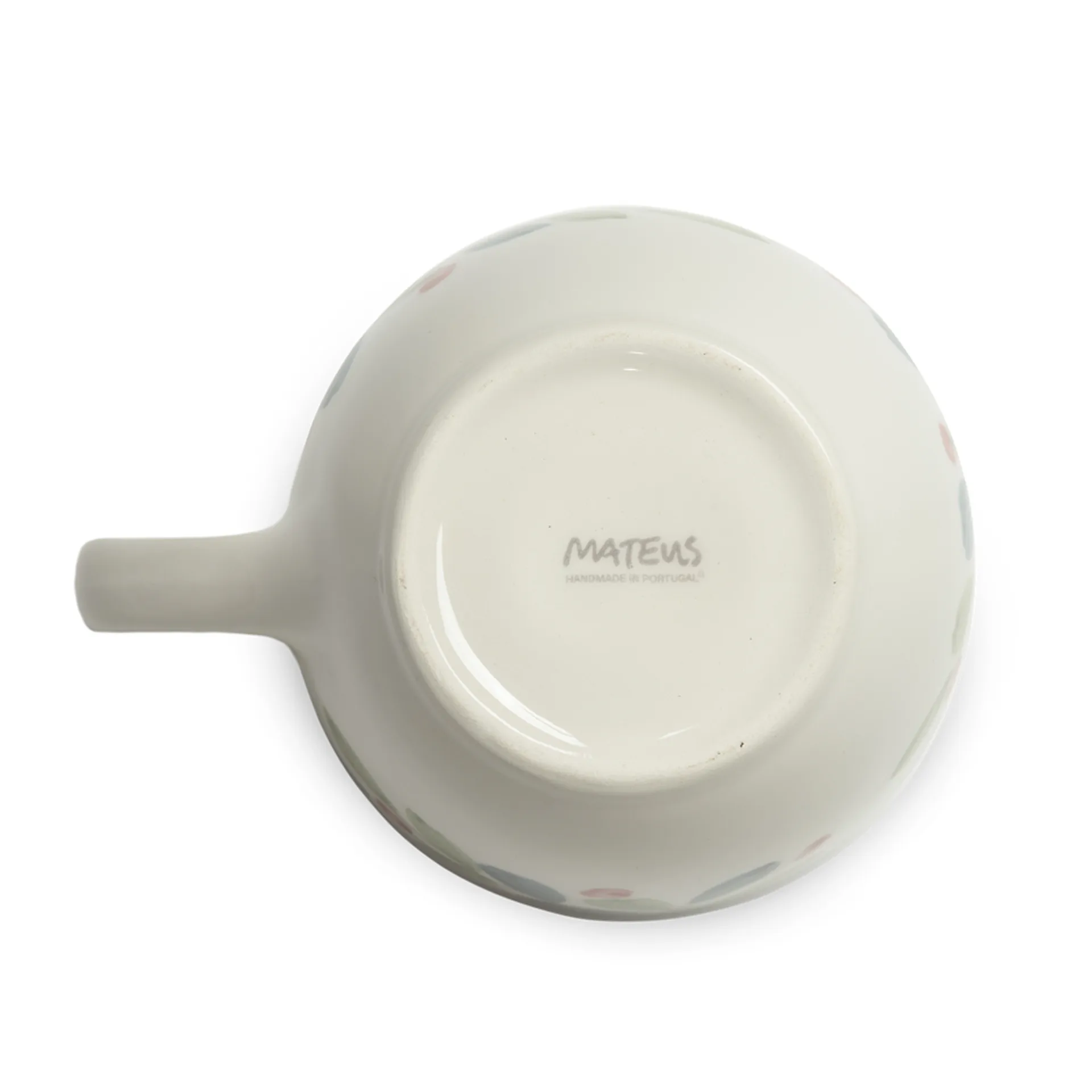 Basic kubek świąteczny 600 ml, Biały-multi Mateus