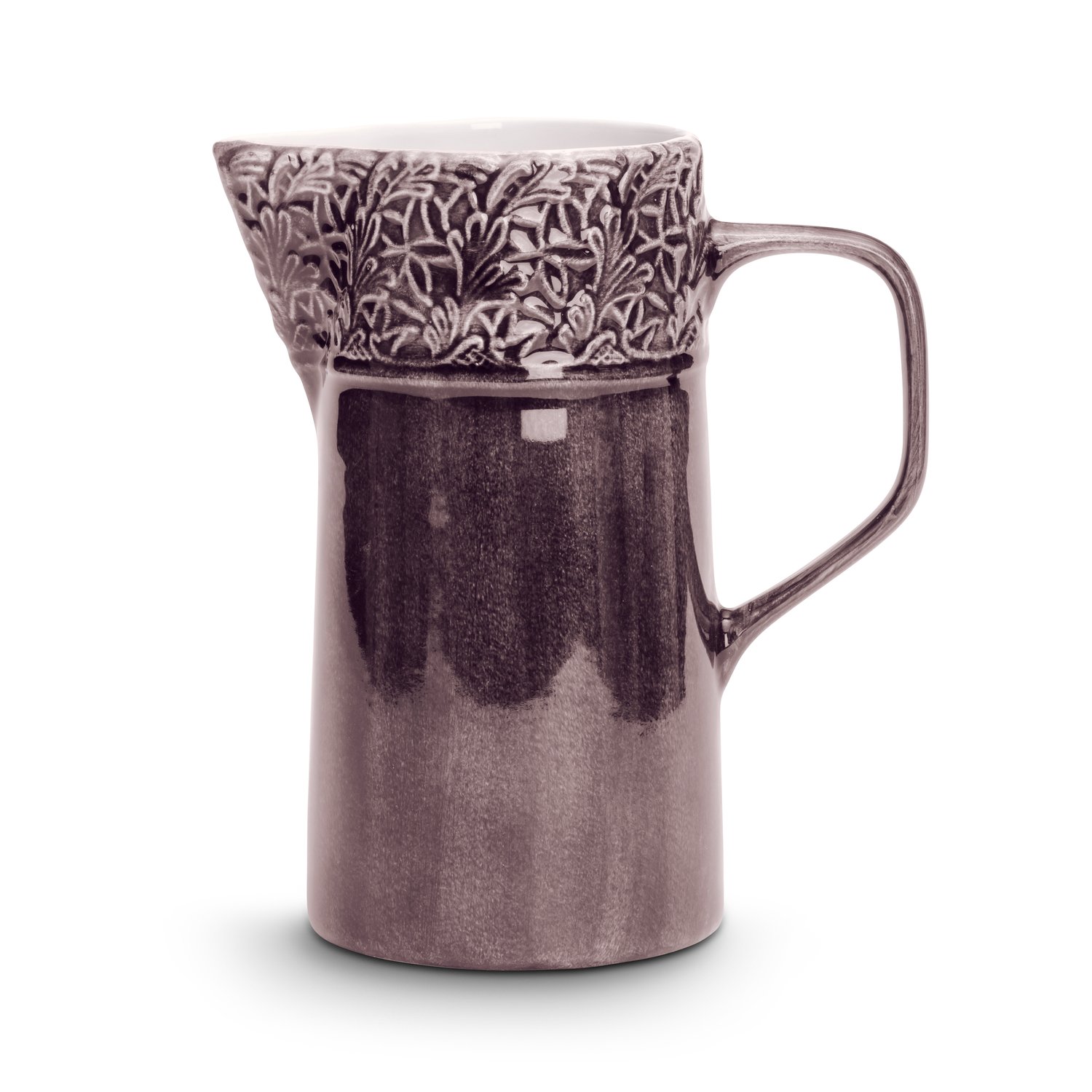 Mateus Dzbanek Lace 1,2 l Śliwka | Skandynawski Design | Dzbanki i karafki do wody | Fioletowy