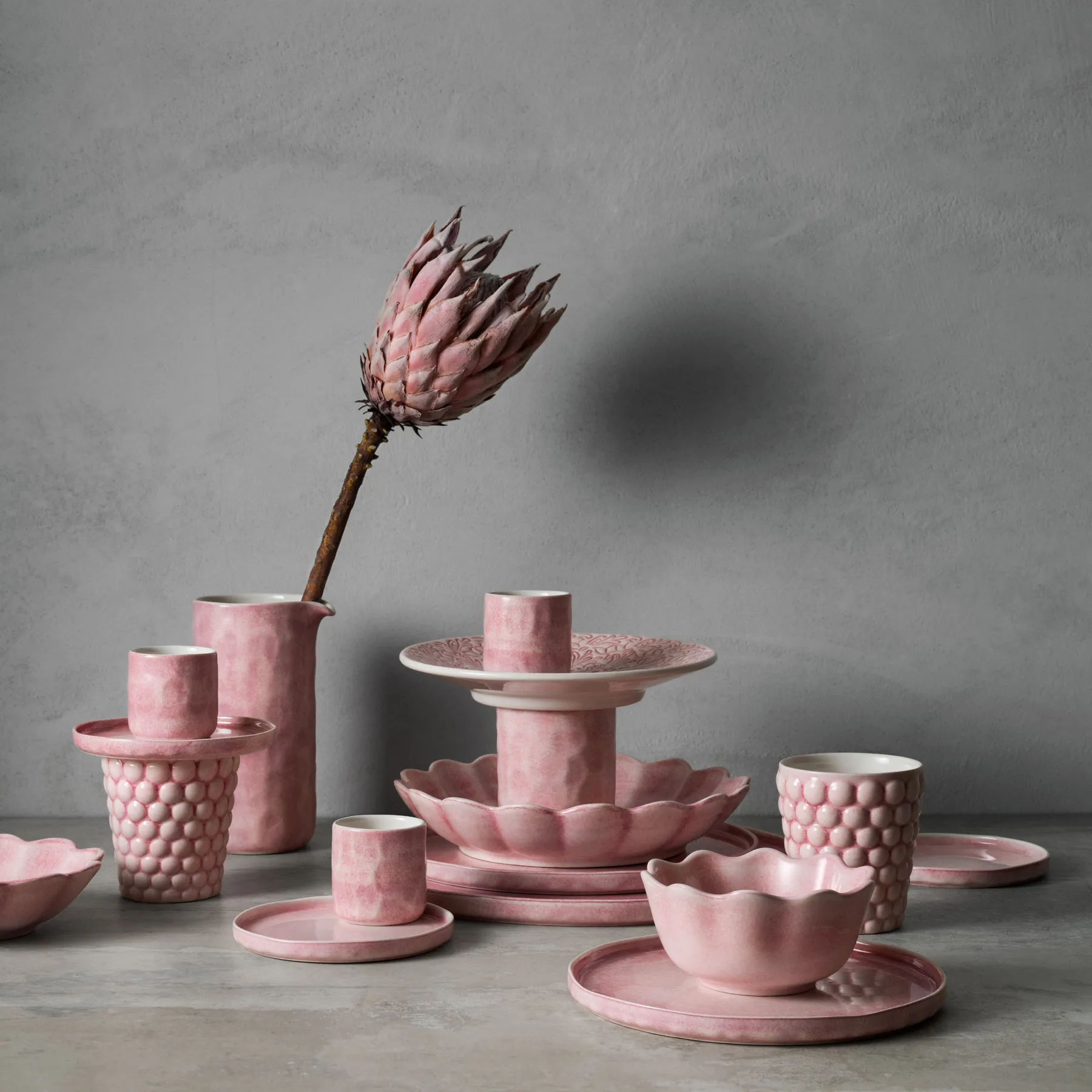 Dzbanek MSY 70 cl, Jasny róż Mateus