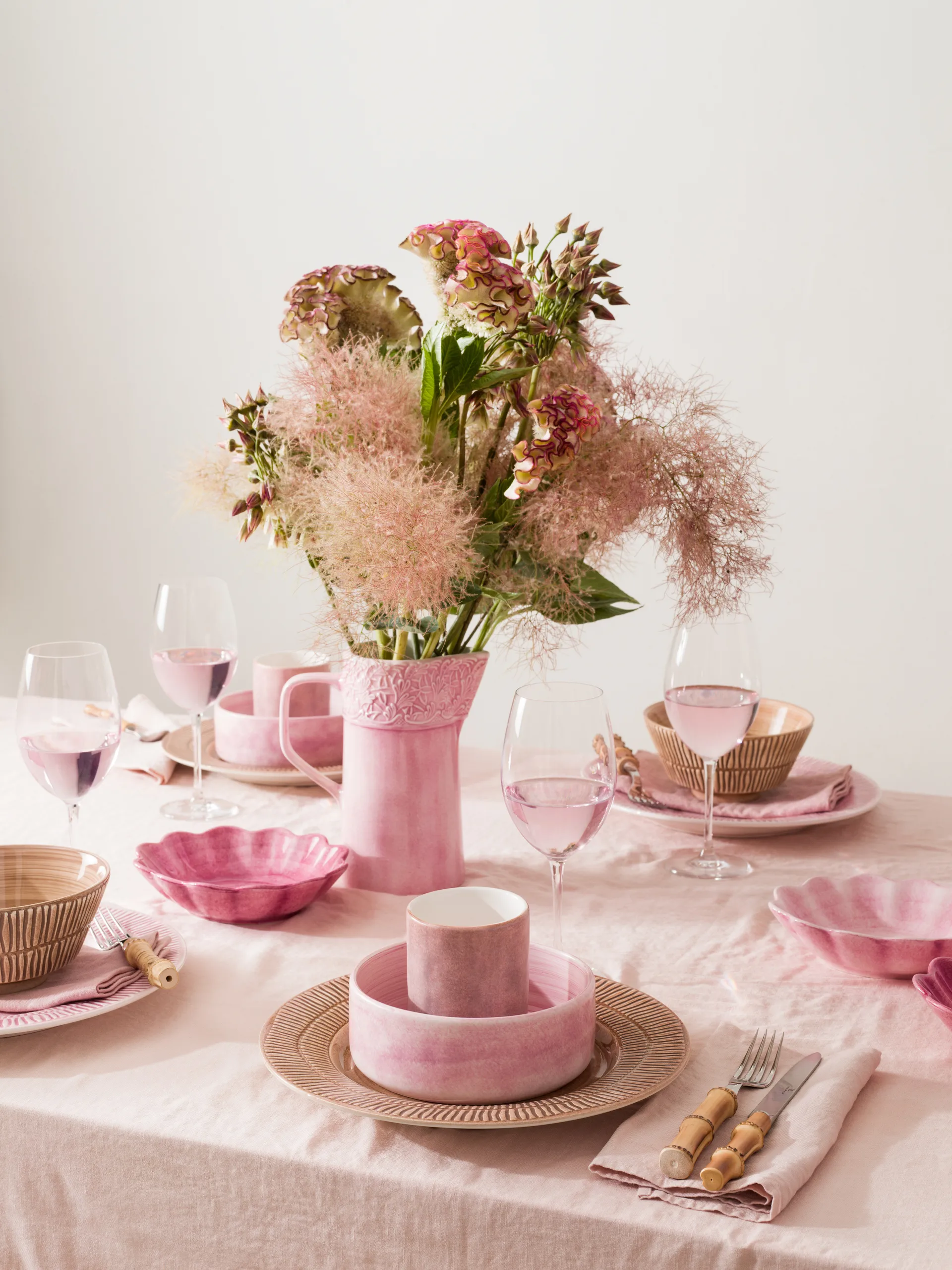 Dzbanek MSY 70 cl, Jasny róż Mateus