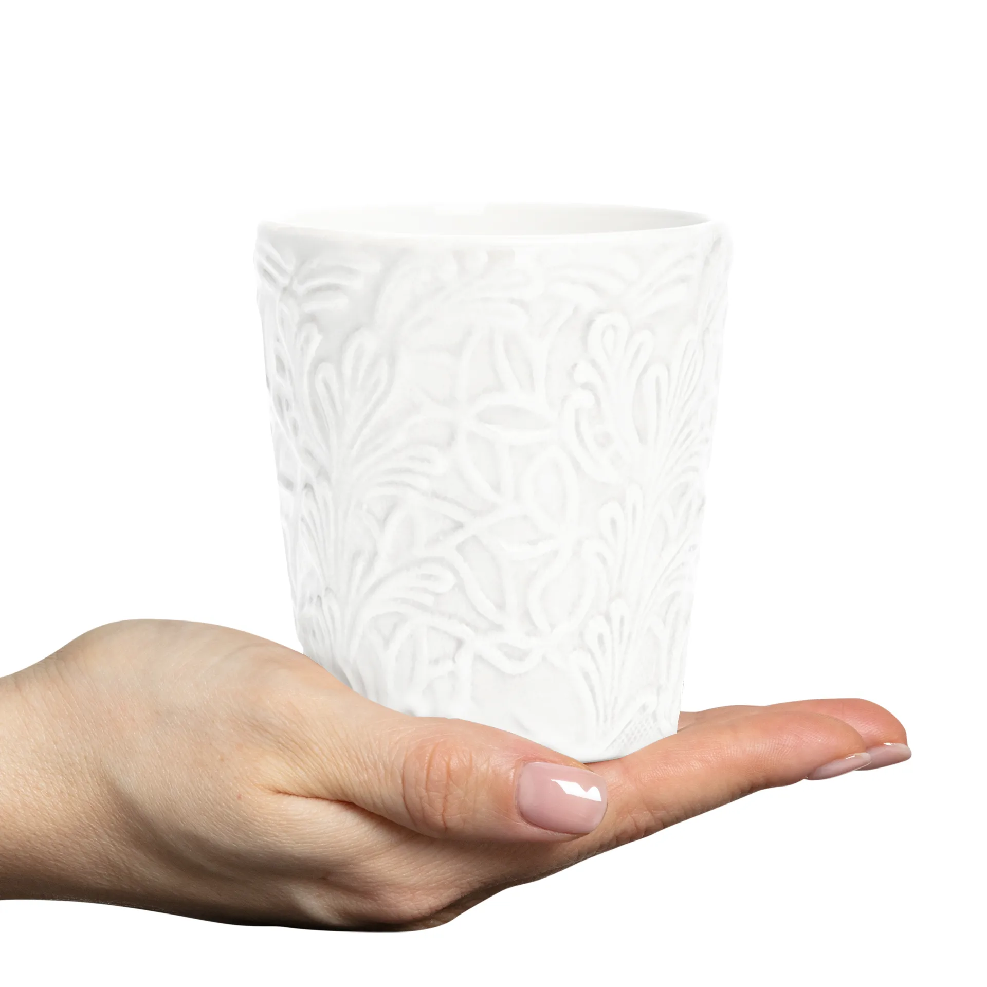 Lace kubek 300 ml, Biały Mateus