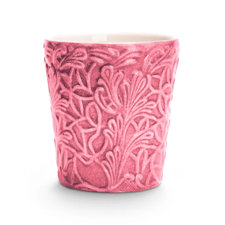 Lace kubek 300 ml - Różowy - Mateus