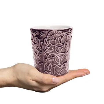 Lace kubek 300 ml - Śliwka - Mateus