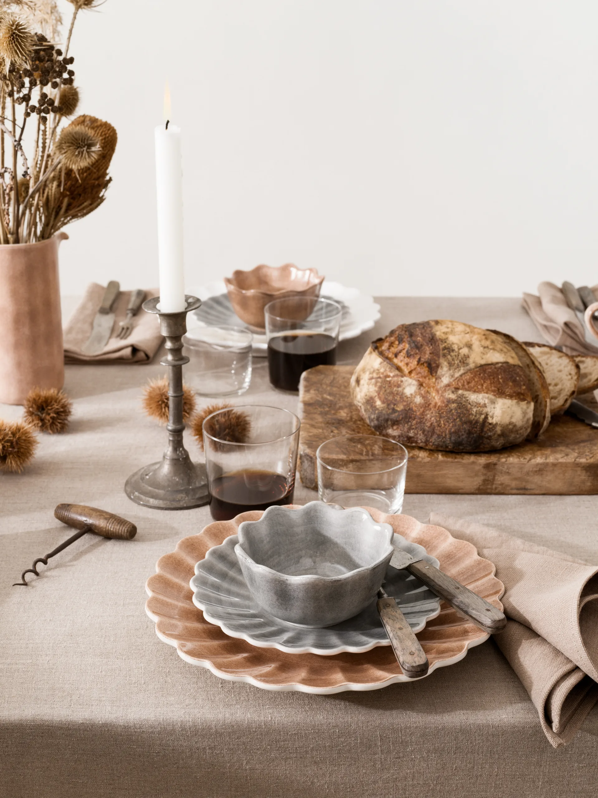 Miska Oyster Ø13 cm, Szary Mateus