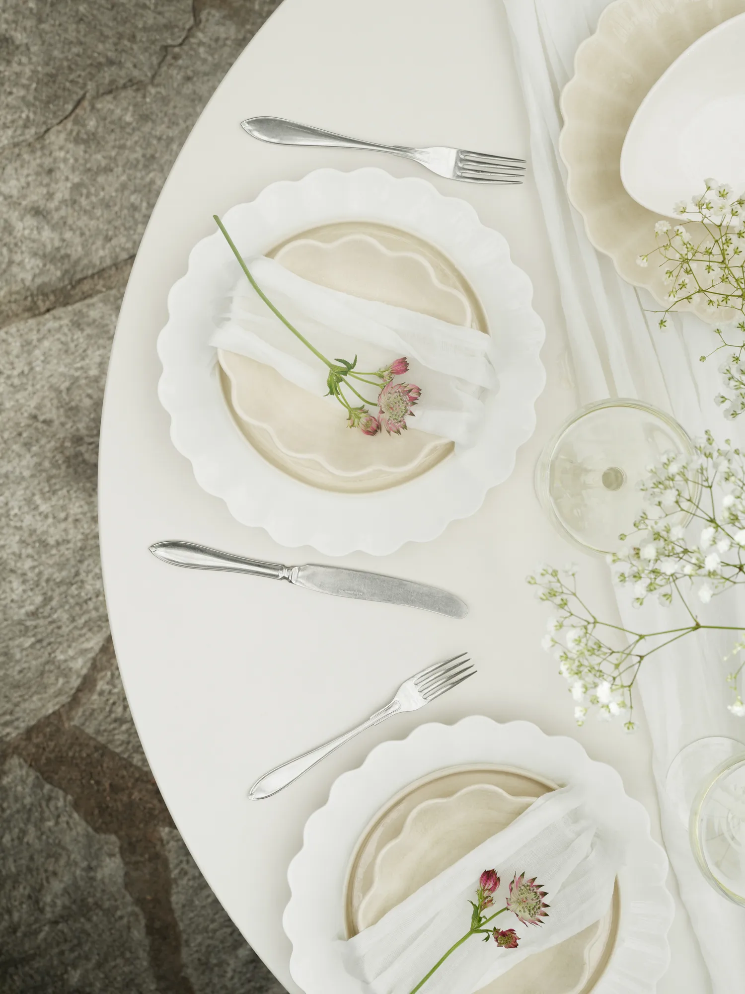 Miska Oyster 16x18 cm, Piaskowy Mateus