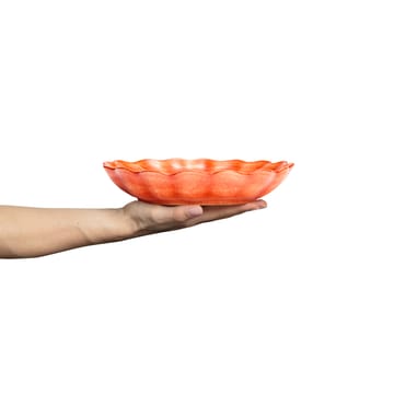 Miska Oyster Ø24 cm - pomarańczowy - Mateus