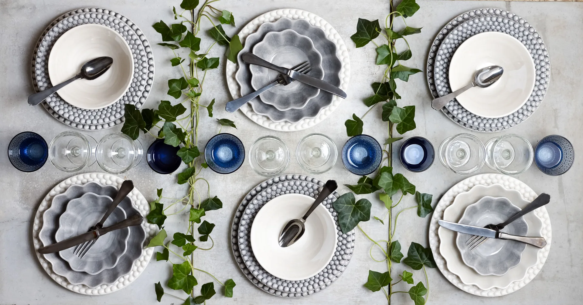 Miska Oyster Ø24 cm, Szary Mateus