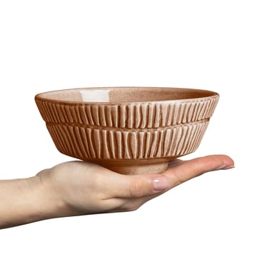 Miska Stripes Ø15 cm - Cinnamon  - Mateus