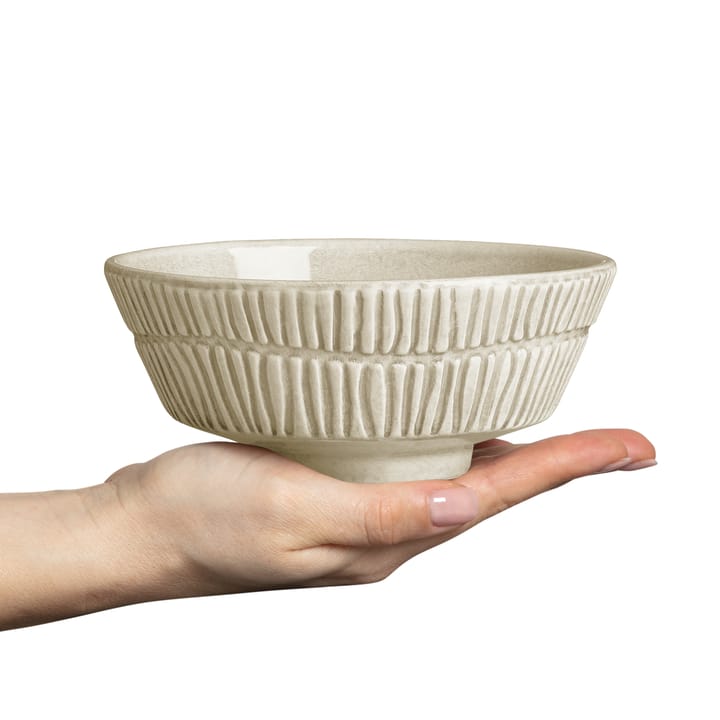 Miska Stripes Ø15 cm, Piaskowy Mateus