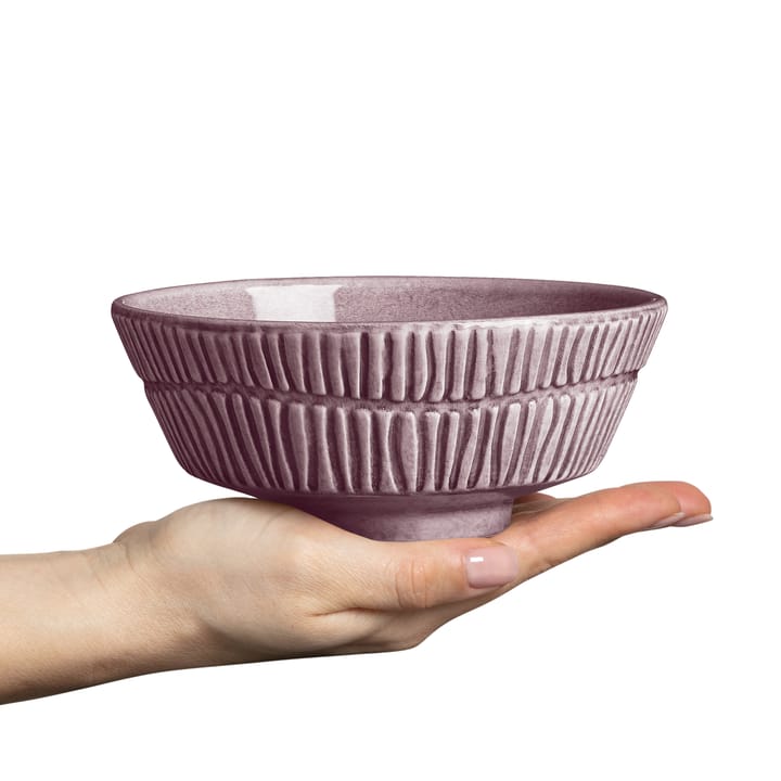 Miska Stripes Ø15 cm, Plum Mateus
