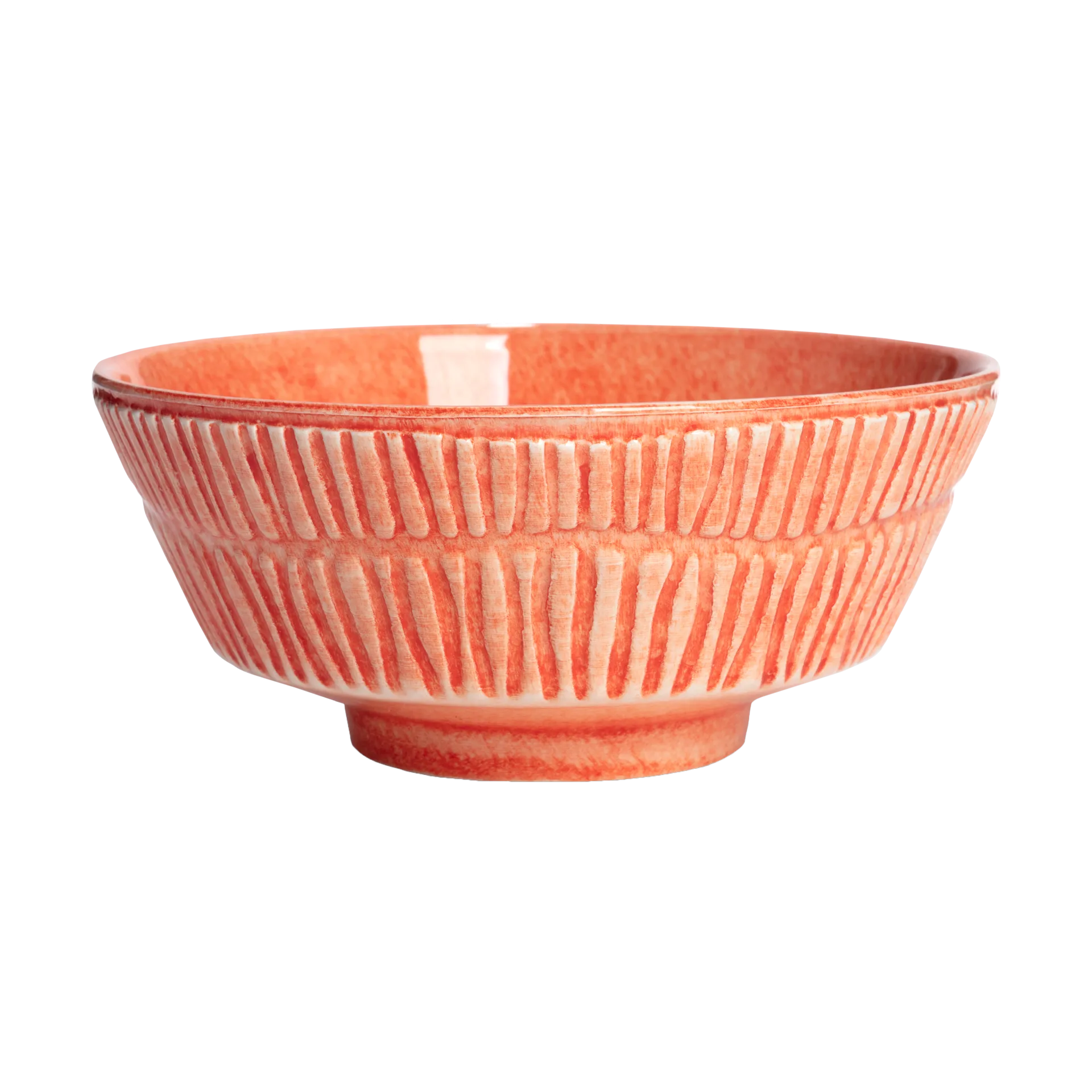 Miska Stripes Ø15 cm, Pomarańczowy Mateus