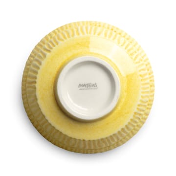 Miska Stripes Ø15 cm - Żółty - Mateus