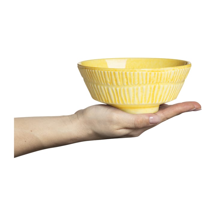 Miska Stripes Ø15 cm, Żółty Mateus