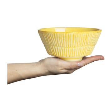 Miska Stripes 16 cm - Żółty - Mateus
