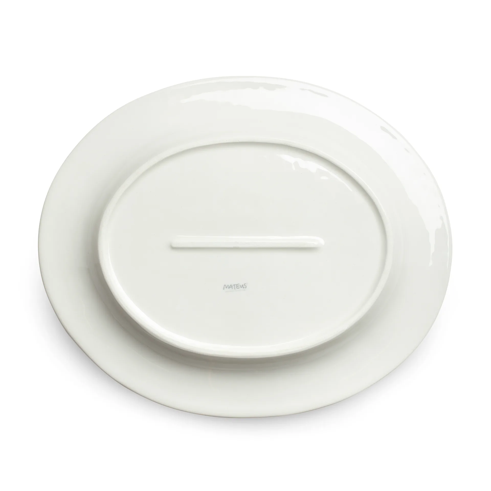 Naczynie owalne Bubbles 35 cm, Jasny róż Mateus