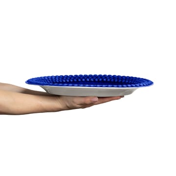 Naczynie owalne Bubbles 35 cm - Niebieski - Mateus
