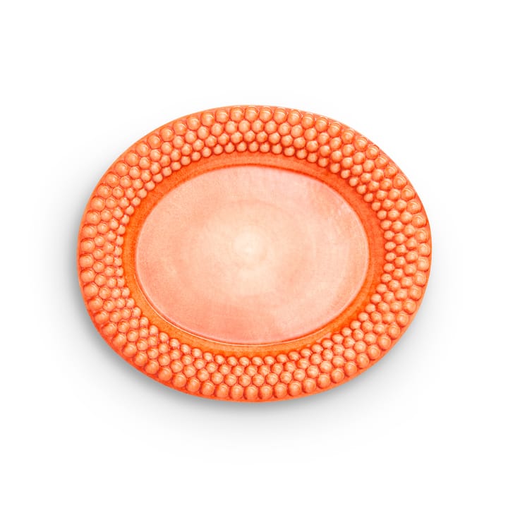Naczynie owalne Bubbles 35 cm - pomarańczowy - Mateus