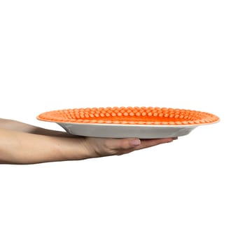 Naczynie owalne Bubbles 35 cm - pomarańczowy - Mateus