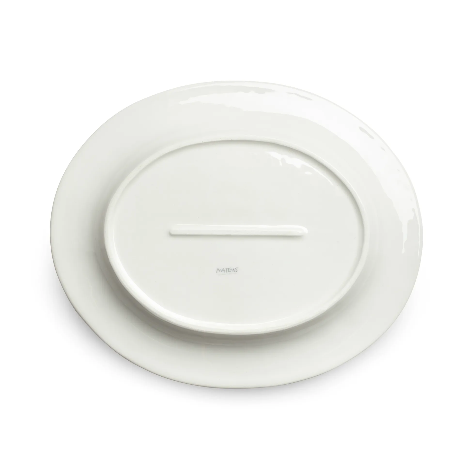 Półmisek Stripes 30x35 cm, Jasnoniebieski Mateus