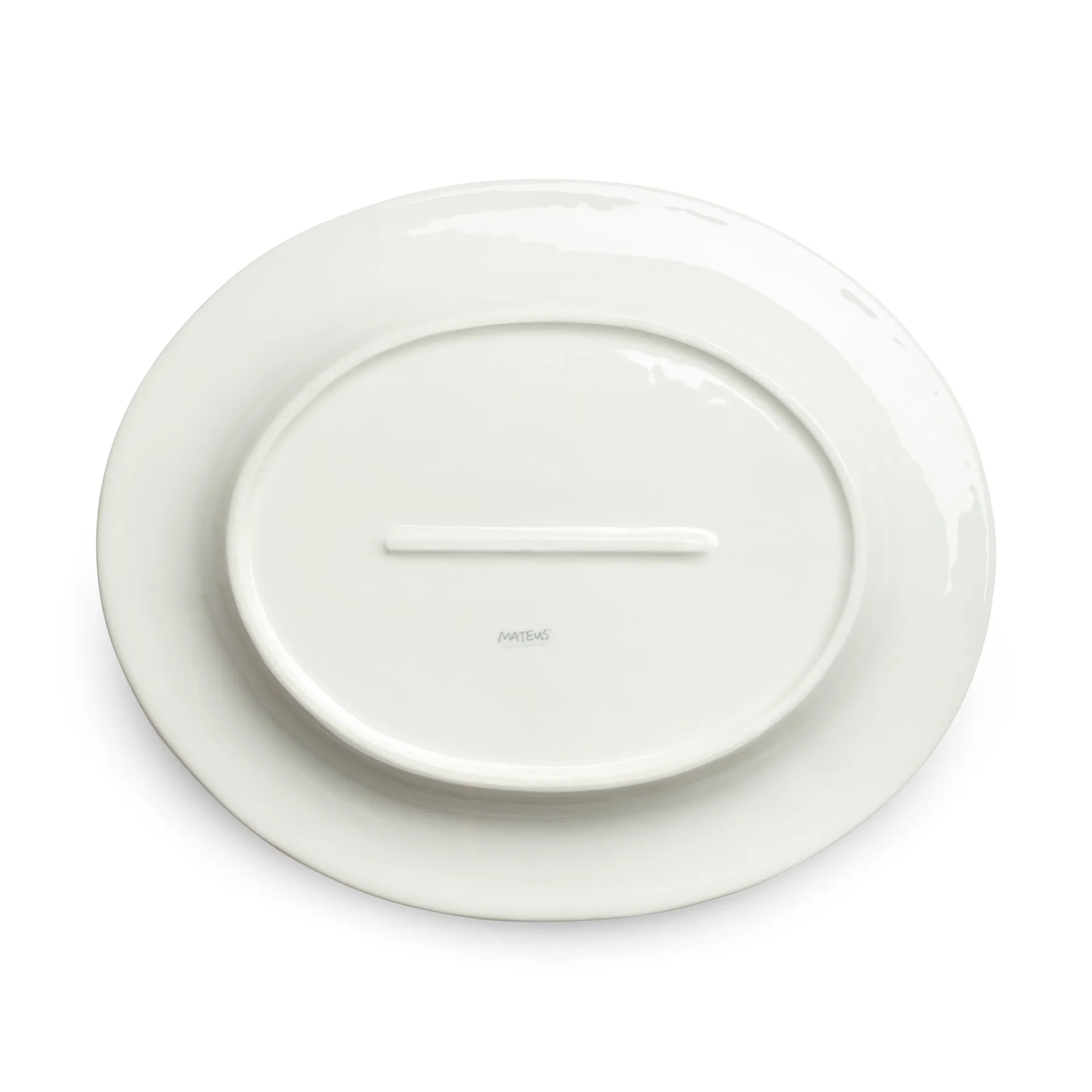 Półmisek Stripes 30x35 cm, Jasny róż Mateus