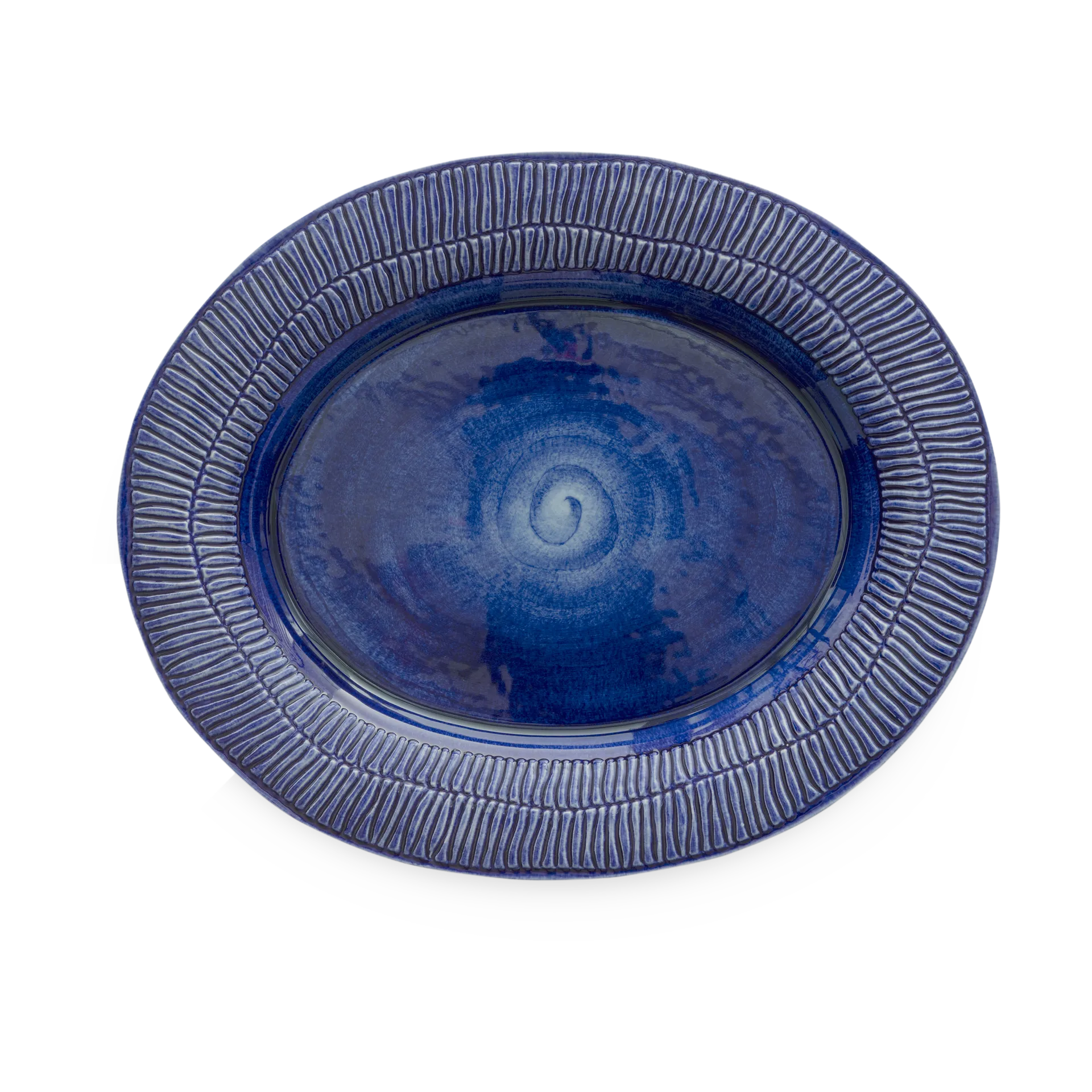 Półmisek Stripes 30x35 cm, Niebieski Mateus