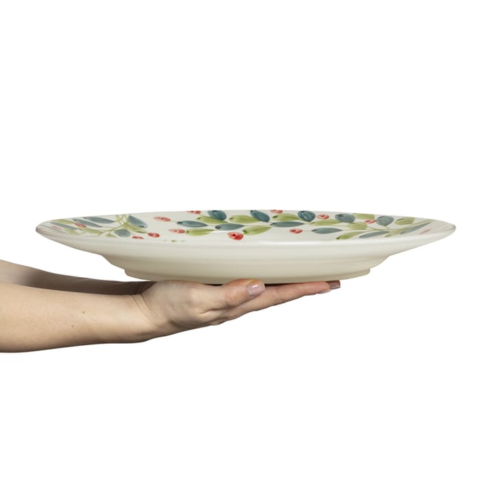 Półmisek świąteczny Basic Ø37,5 cm, Biały-multi Mateus