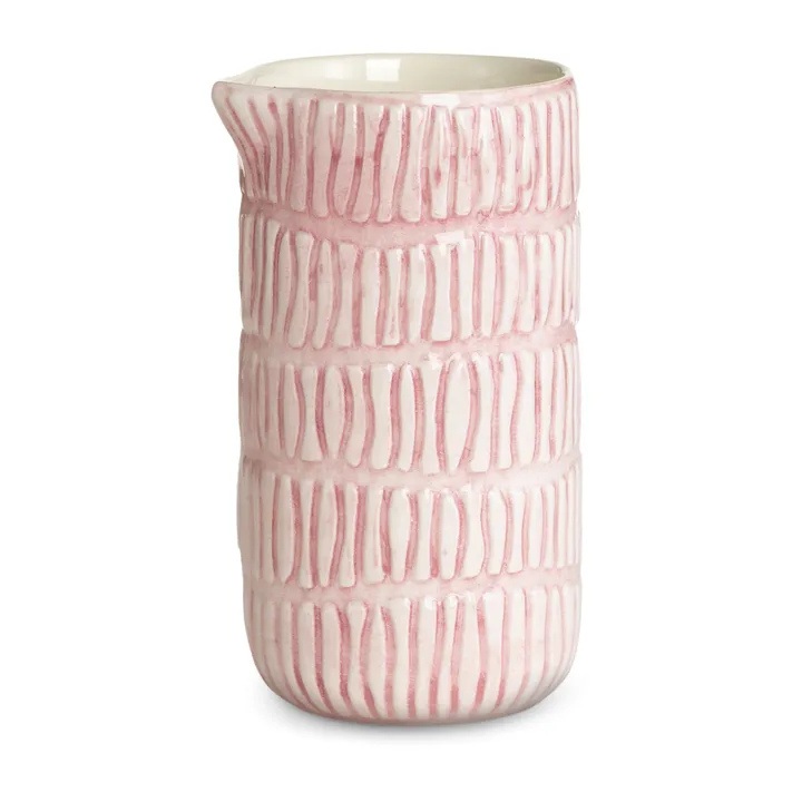 Stripes dzbanek 300 ml - Jasnoróżowy - Mateus