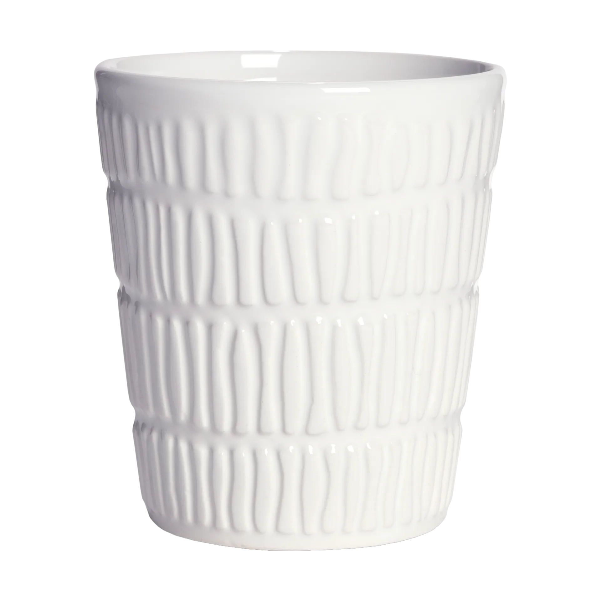 Stripes kubek 300 ml, Biały Mateus