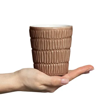 Stripes kubek 300 ml - Cinnamon - Mateus
