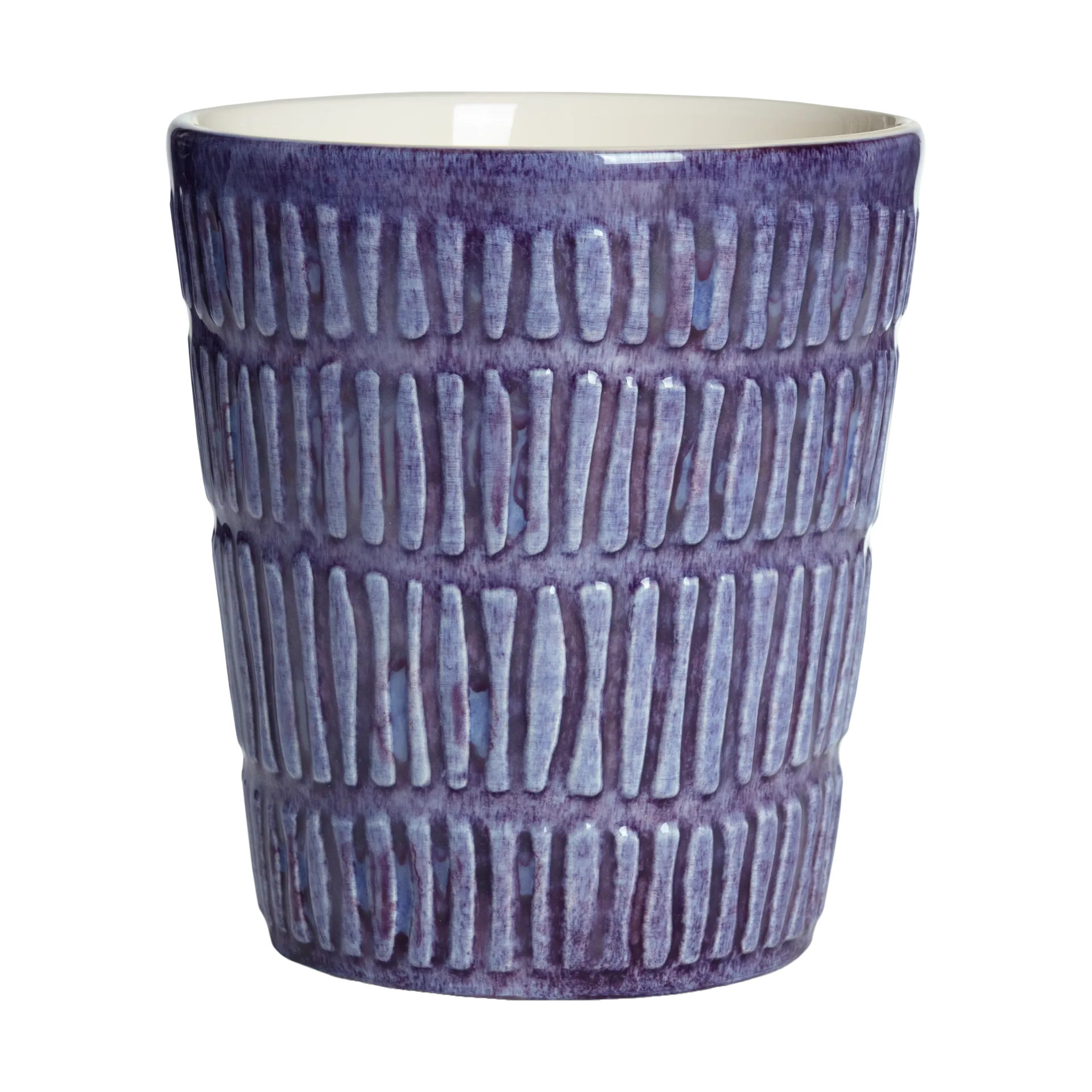Stripes kubek 300 ml, Fioletowy Mateus