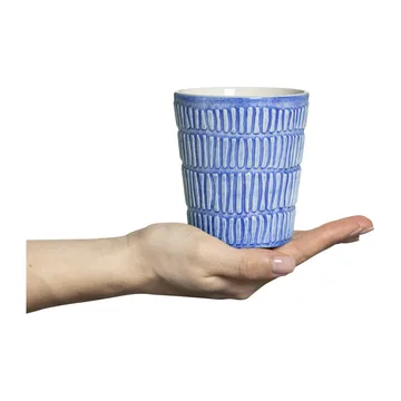 Stripes kubek 300 ml - Jasnoniebieski - Mateus