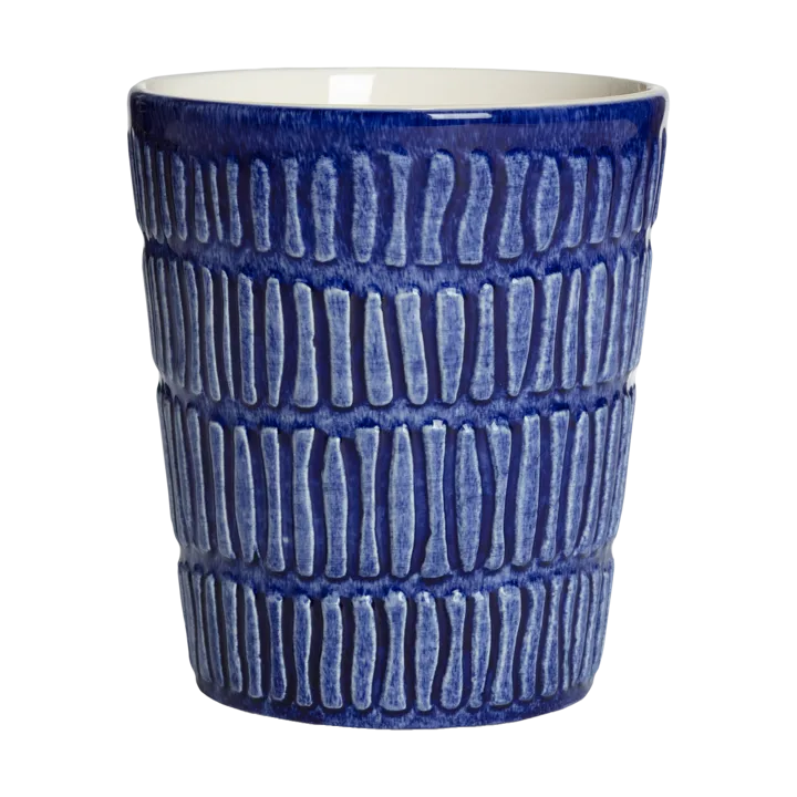Stripes kubek 300 ml - Niebieski - Mateus