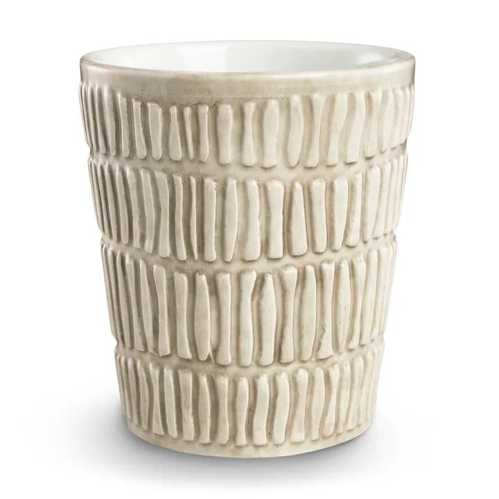 Stripes kubek 300 ml - Piaskowy - Mateus