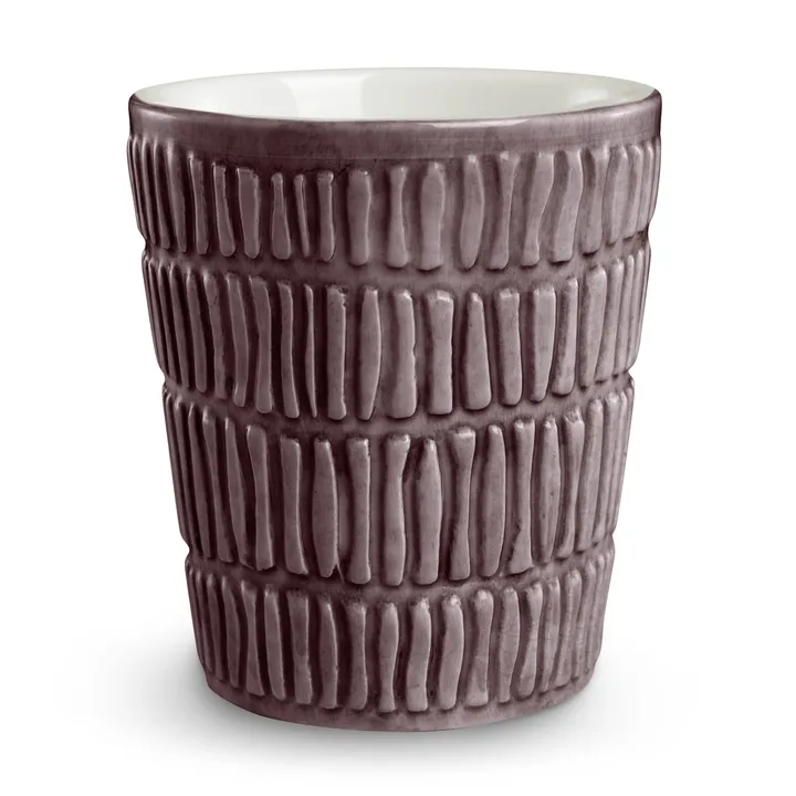 Stripes kubek 300 ml - Plum - Mateus