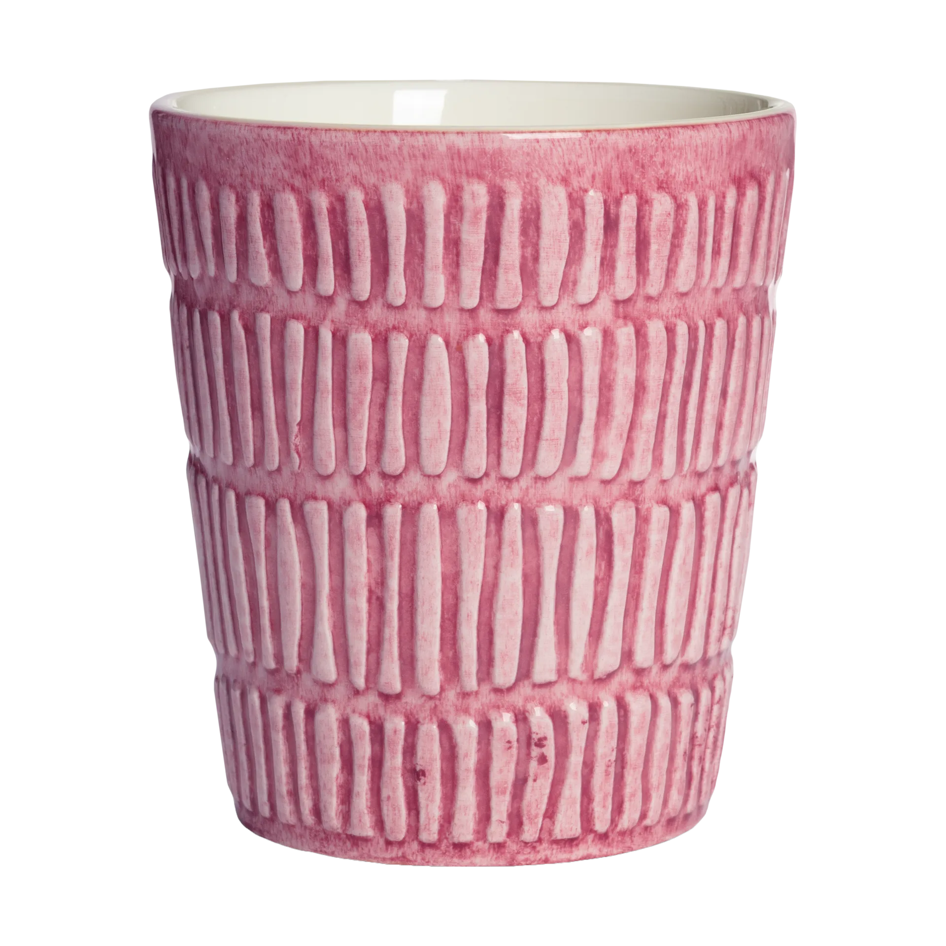 Stripes kubek 300 ml, Różowy Mateus
