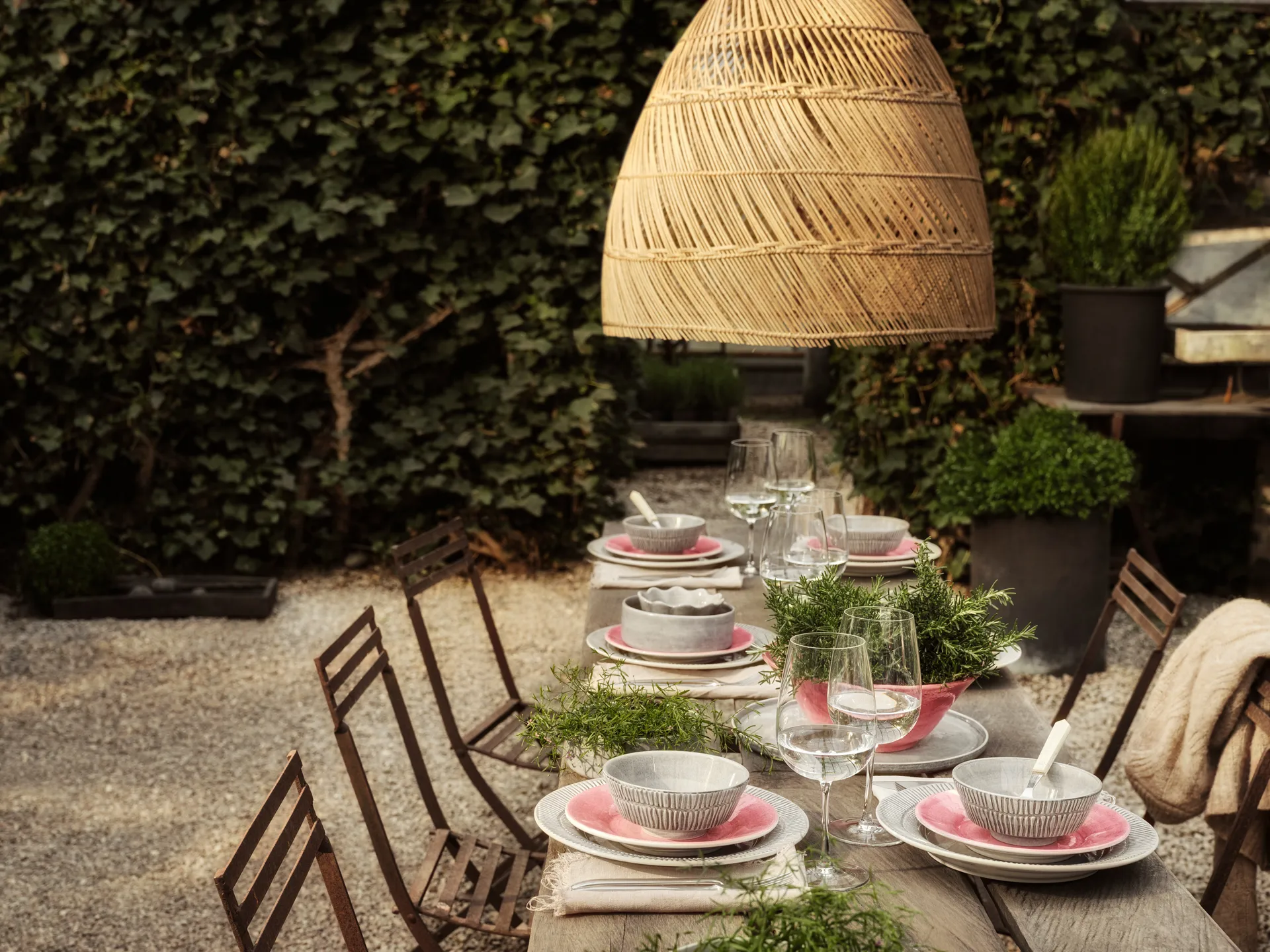 Talerz Basic 21 cm, Różowy Mateus