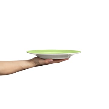 Talerz Basic 25 cm - Zielony - Mateus