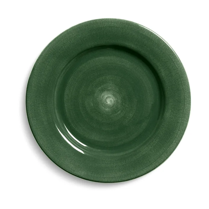 Talerz Basic 28 cm - Forest green - Mateus