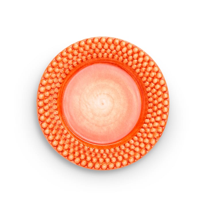 Talerz Bubbles 28 cm - pomarańczowy - Mateus