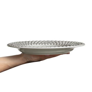 Talerz Bubbles 28 cm - Szary - Mateus