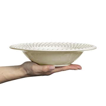 Talerz do zupy Bubbles 25 cm - Piaskowy - Mateus