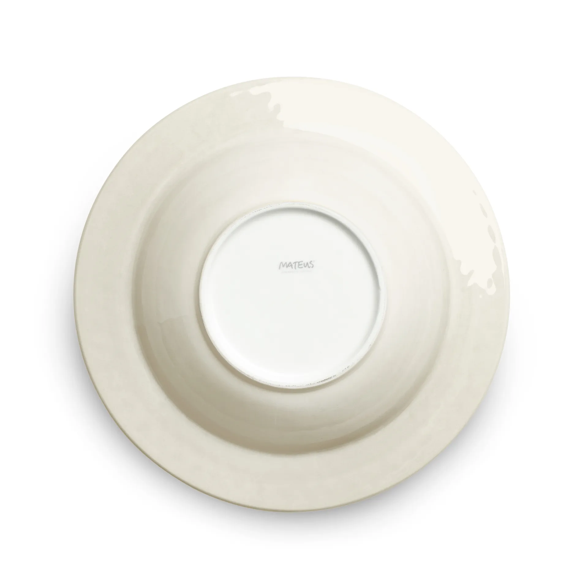 Talerz do zupy Bubbles 25 cm, Piaskowy Mateus