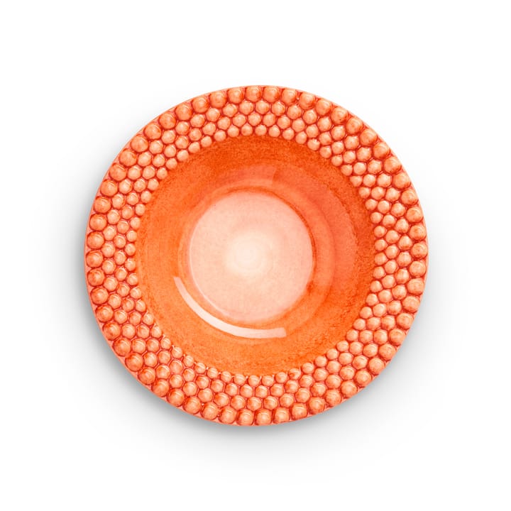 Talerz do zupy Bubbles 25 cm - pomarańczowy - Mateus