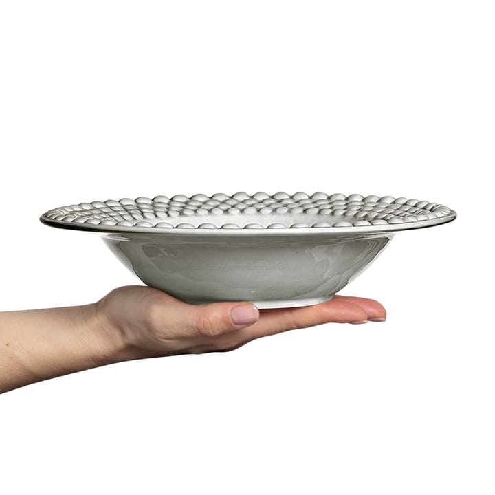 Talerz do zupy Bubbles 25 cm, Szary Mateus