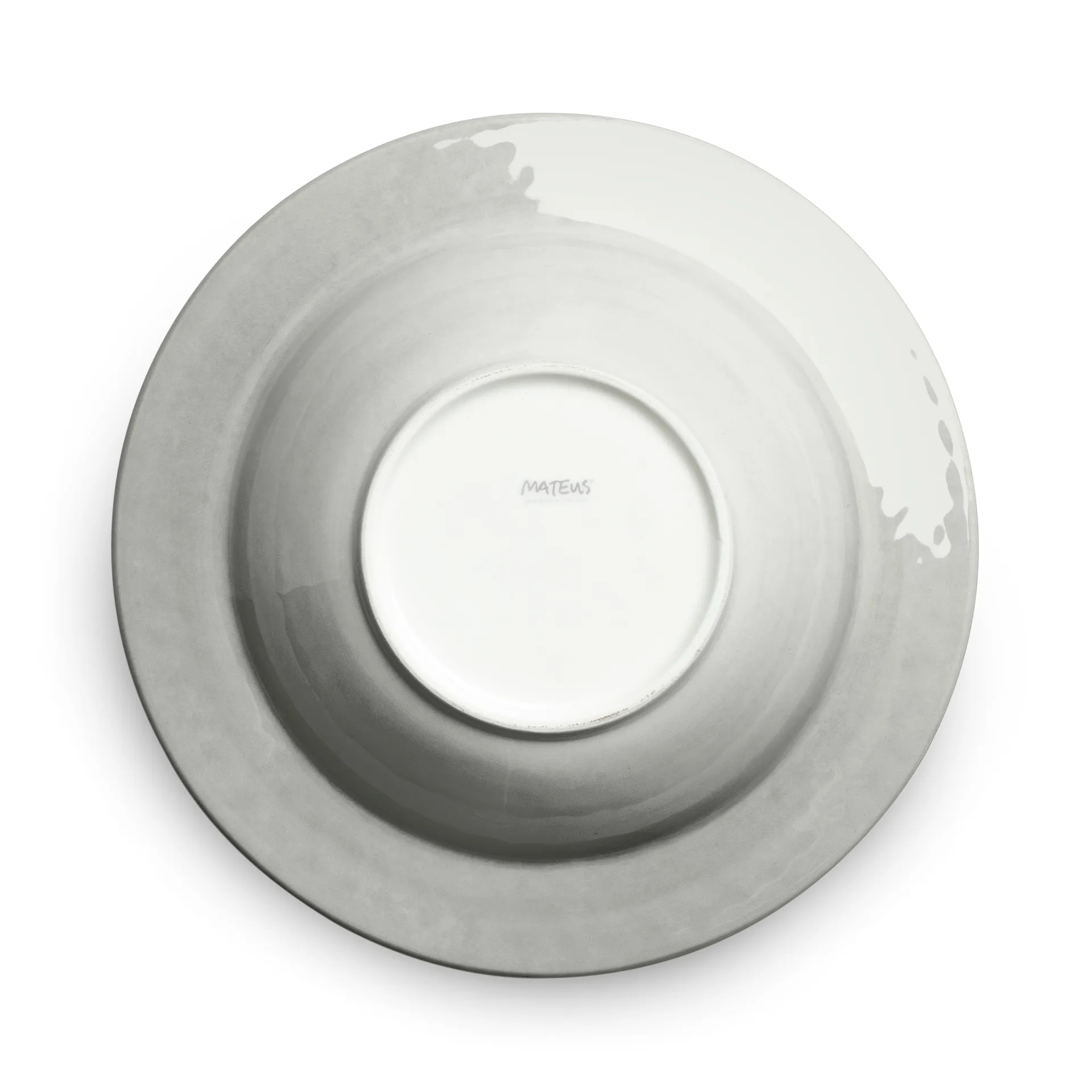 Talerz do zupy Bubbles 25 cm, Szary Mateus