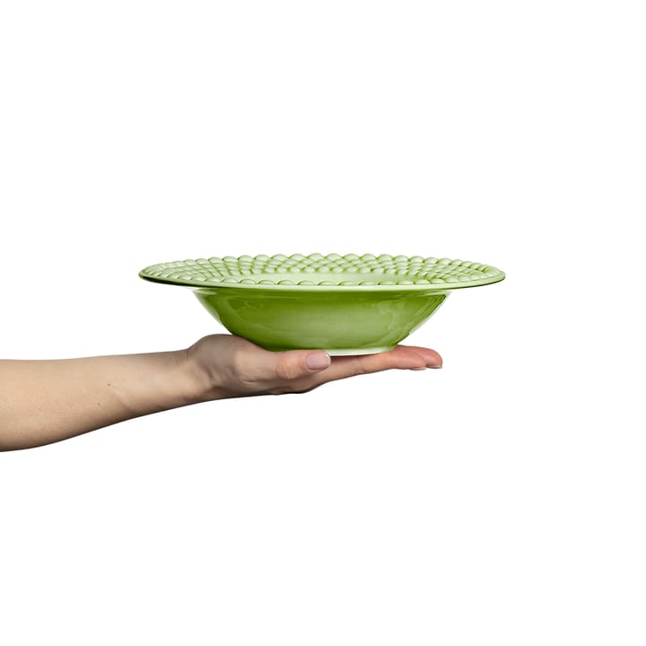 Talerz do zupy Bubbles 25 cm, Zielony Mateus