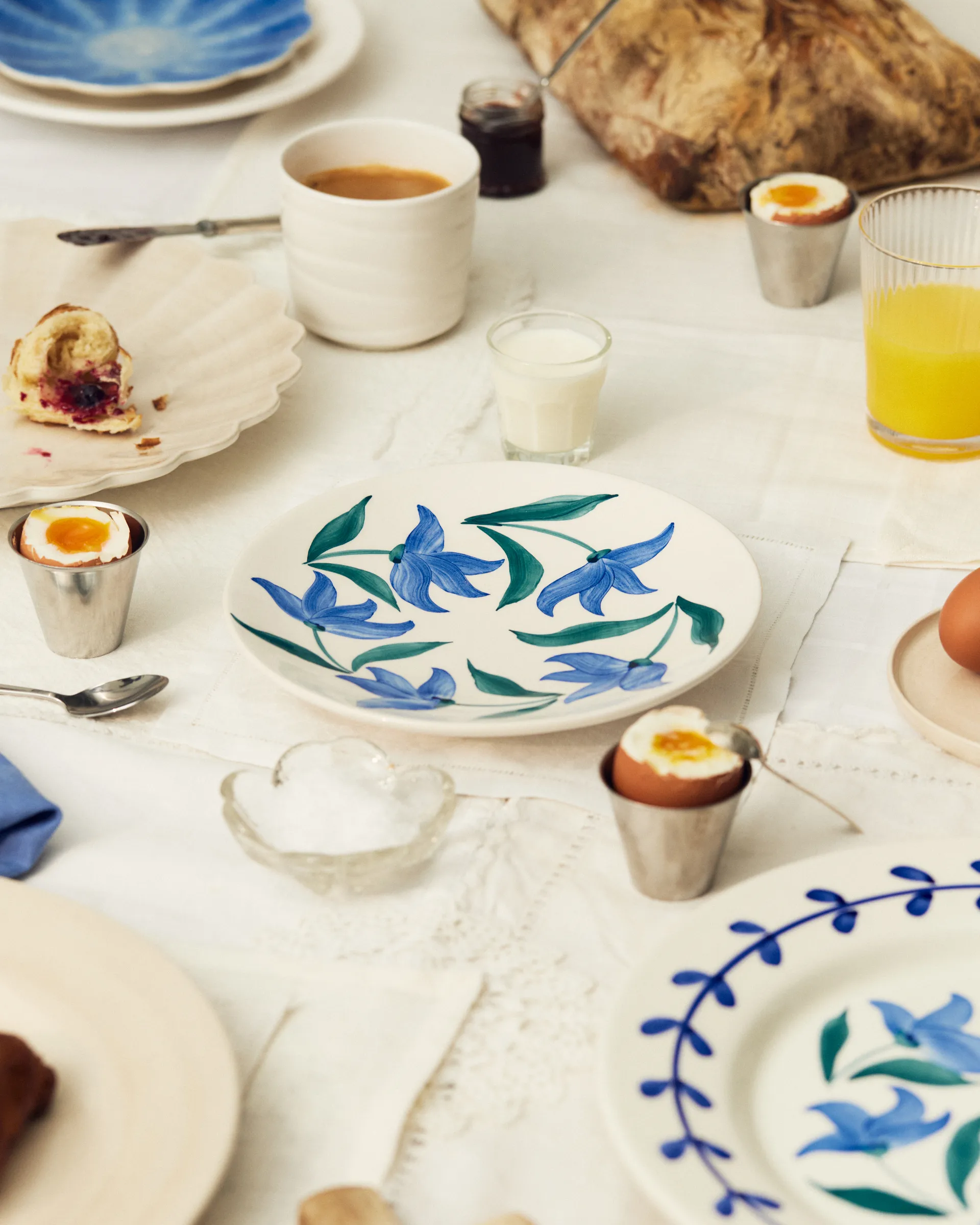 Talerz Flowers blossom Ø20 cm, Biały Mateus