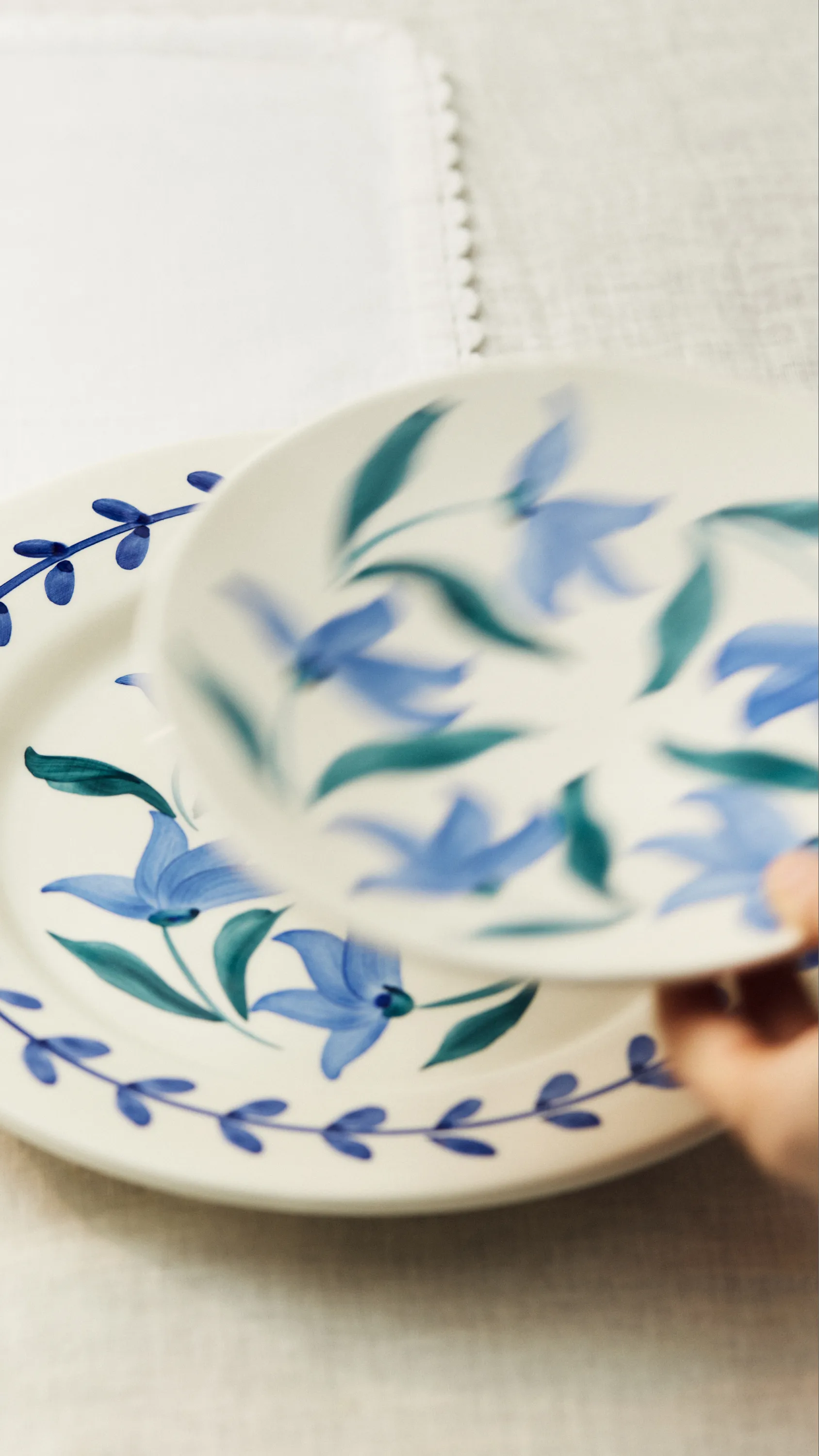 Talerz Flowers blossom Ø20 cm, Biały Mateus